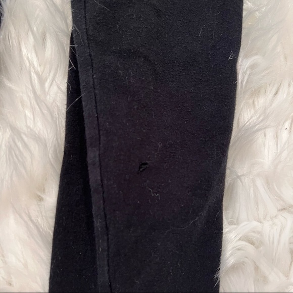 Victoria’s Secret PINK Cropped Yoga Legging Black White - Picture 7 of 9